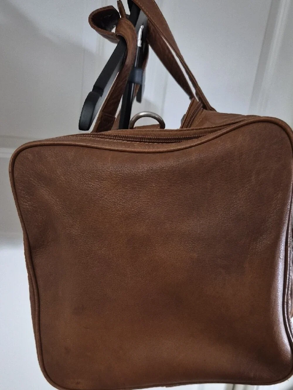 Viosi Piel Leather Duffel Bag with Multiple Pockets Front, Side, Back & Bottom
